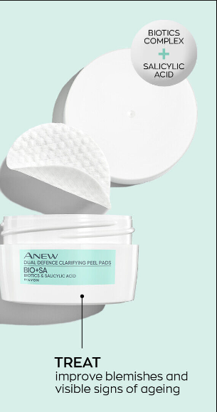 Anew Dual Defence Clarifying Peel Pads