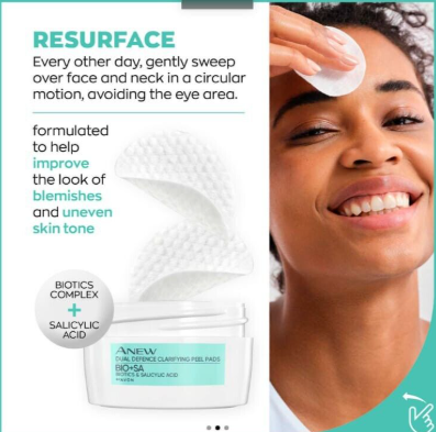 Anew Dual Defence Clarifying Peel Pads