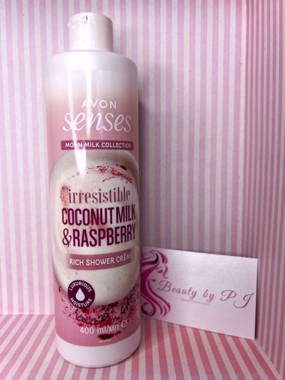 Avon Senses Coconut Milk & Raspberry Rich Shower Crème