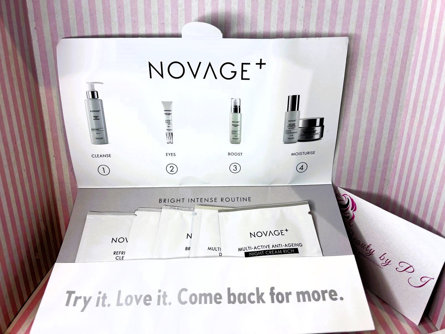 Novage+ Bright Intense Routine Testers