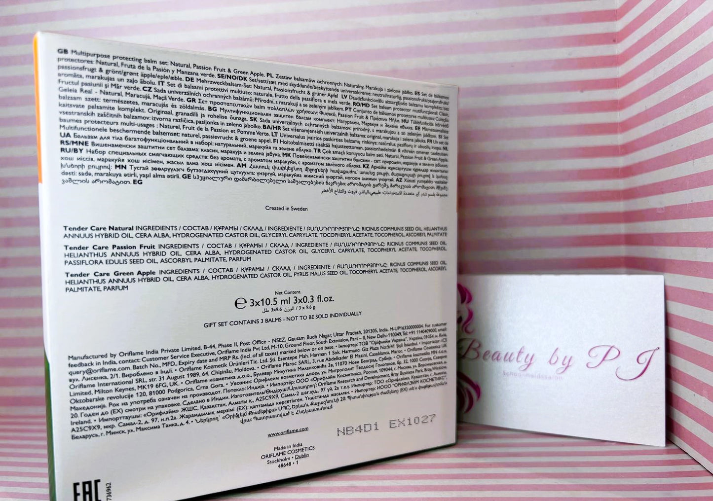 Tender Care Collection - Natural, Passion Fruit and Green Apple