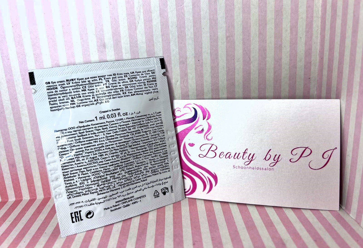 NOVAGE BRIGHT INTENSE EYE CREAM TESTER