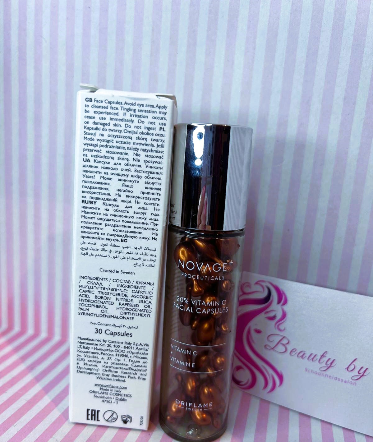 Novage+ Proceuticals 20% Vitamin C Facial Capsules